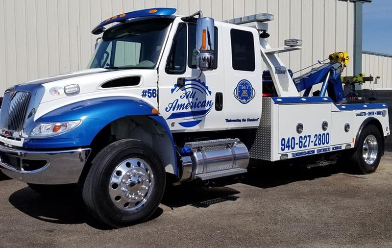 All American Towing and Recovery Medium Duty Towing Denton Texas