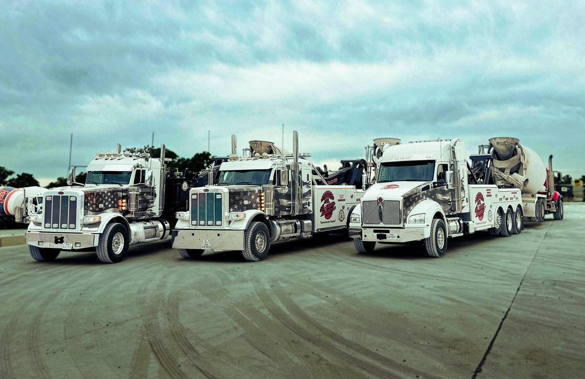 All American Towing Dallas Texas Fleet of Heavy Duty Tow Trucks